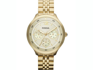 Correa de reloj Fossil ES3240 Acero inoxidable Chapado en oro 16mm